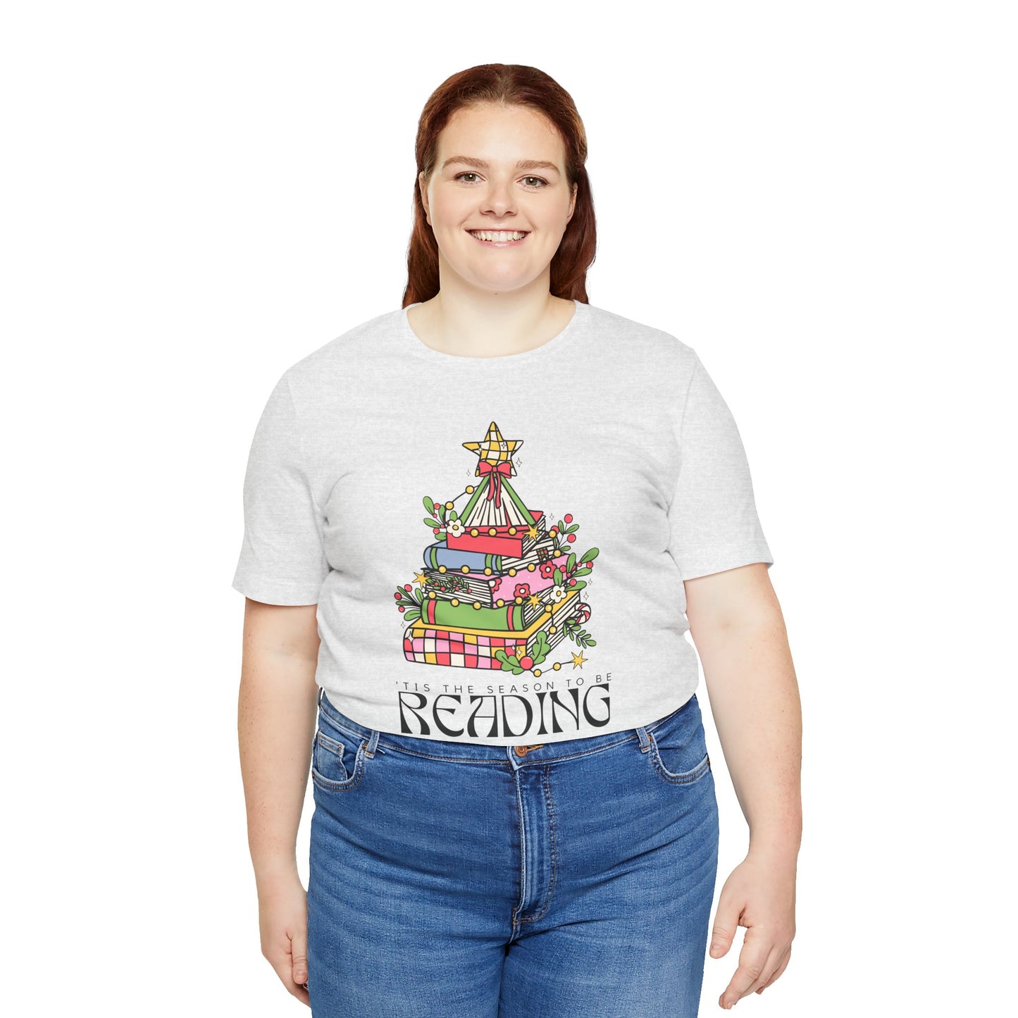 The Holiday Collection - "Tis the Season to Be Reading" Bella + Canvas T-Shirt – Perfect for Book Lovers & the Holidays!