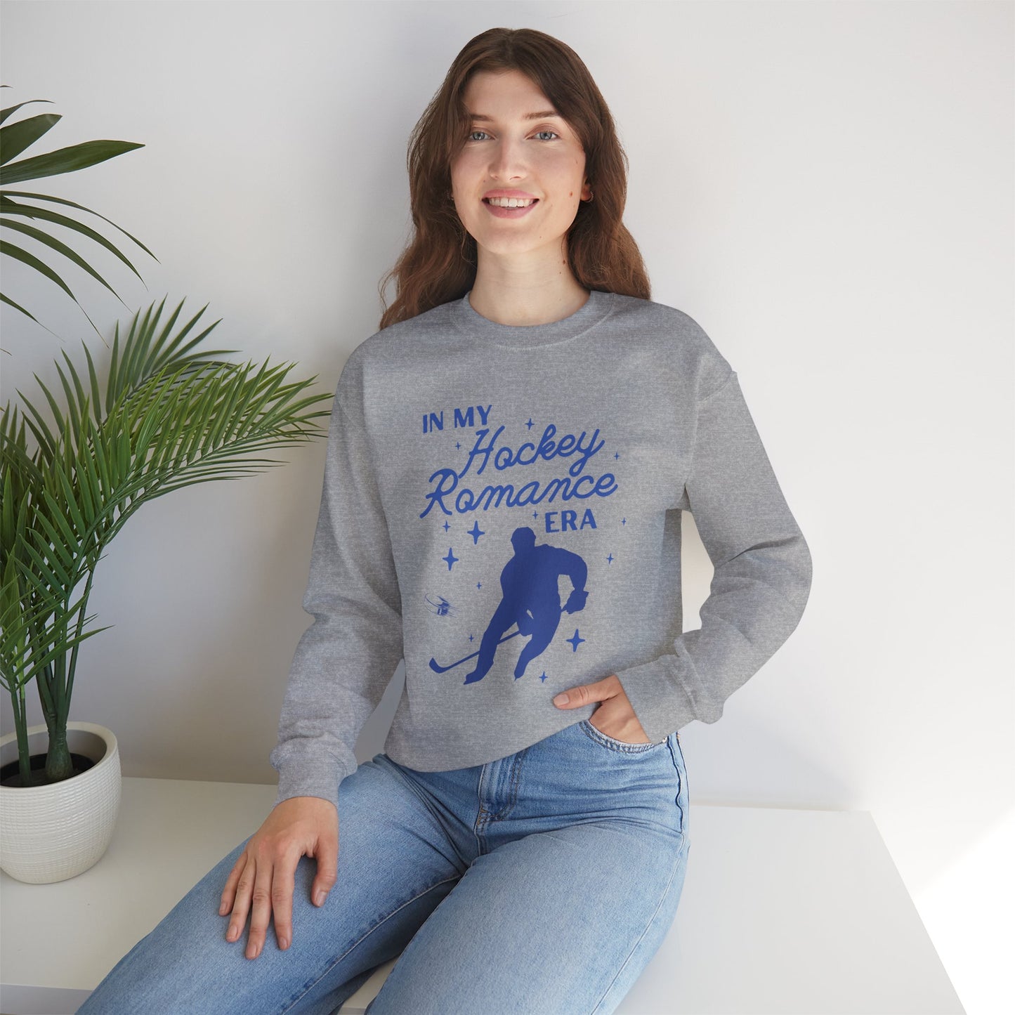 "In My Hockey Romance Era" Crewneck Sweatshirt