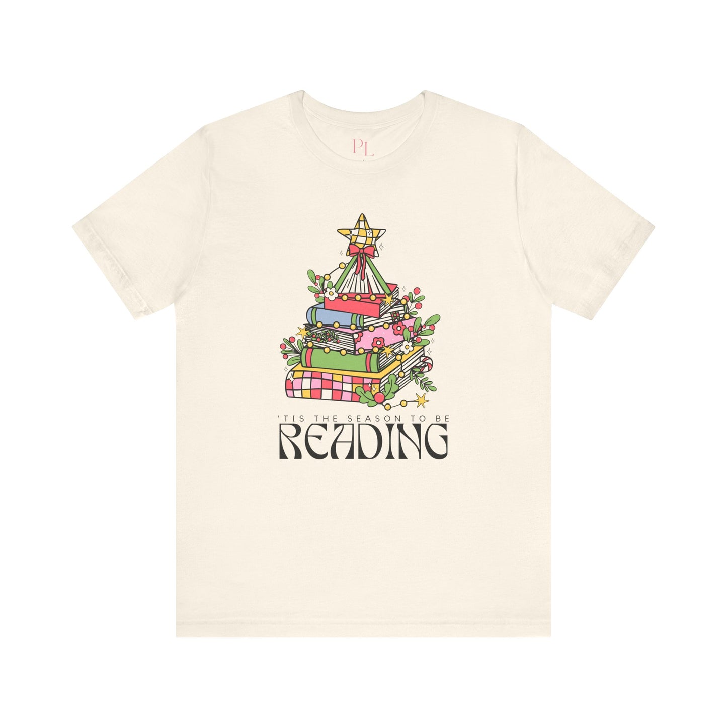 The Holiday Collection - "Tis the Season to Be Reading" Bella + Canvas T-Shirt – Perfect for Book Lovers & the Holidays!