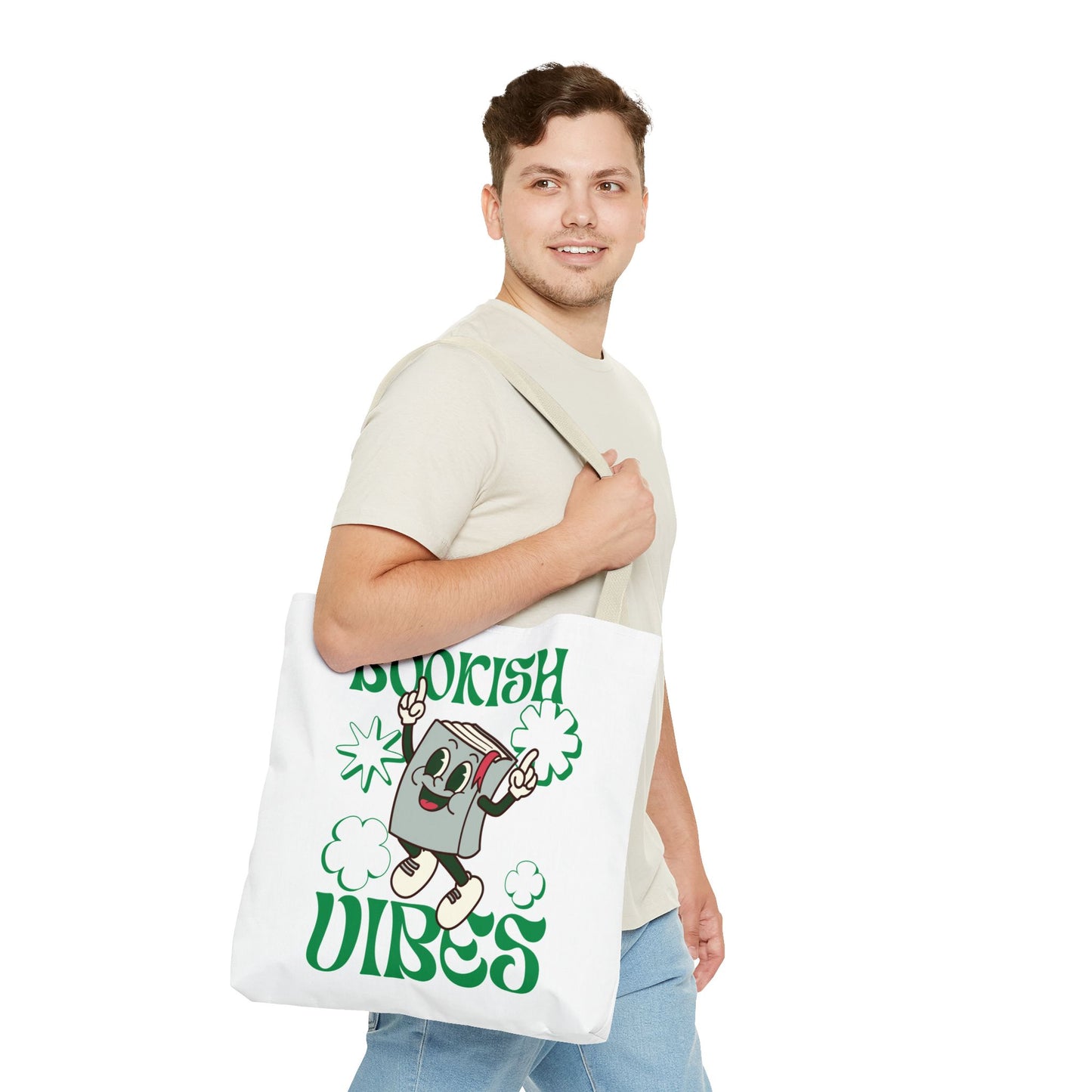 The Retro Collection - "Bookish Vibes" Tote Bag