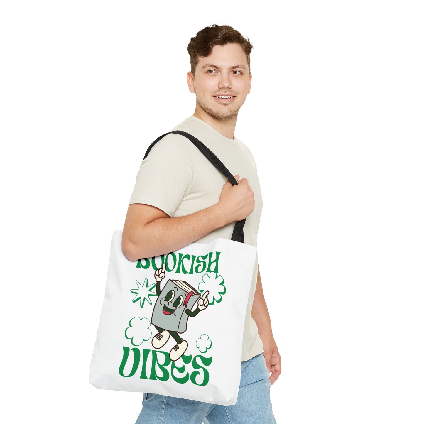 The Retro Collection - "Bookish Vibes" Tote Bag