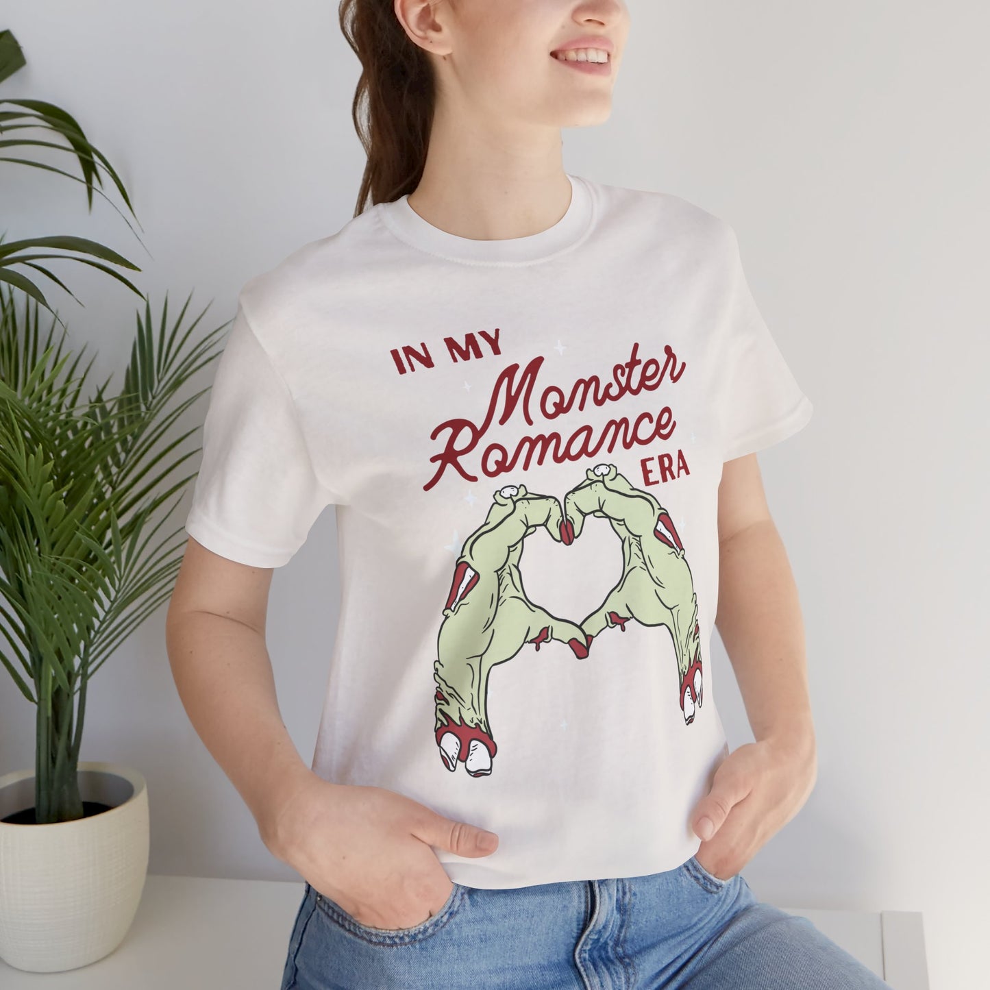 In My Monster Romance Era - Bella + Canvas T-Shirt, Bookish T-Shirt, Horror Romance, Romance Reader, Dark Romance, Spicy Romance Books