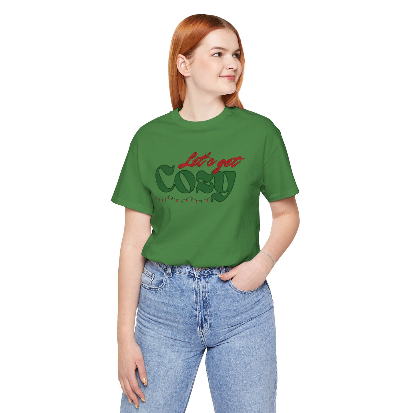 The Holiday Collection - "Let's Get Cozy" Bella & Canvas T-Shirt | Book Lover Tee | Cozy Fall Shirt | Literary Gift for Readers | Comfy Casual Shirt for Bookworms