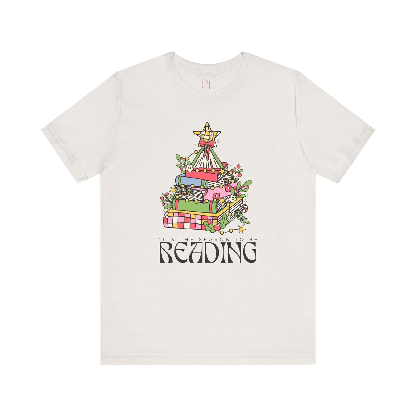 The Holiday Collection - "Tis the Season to Be Reading" Bella + Canvas T-Shirt – Perfect for Book Lovers & the Holidays!