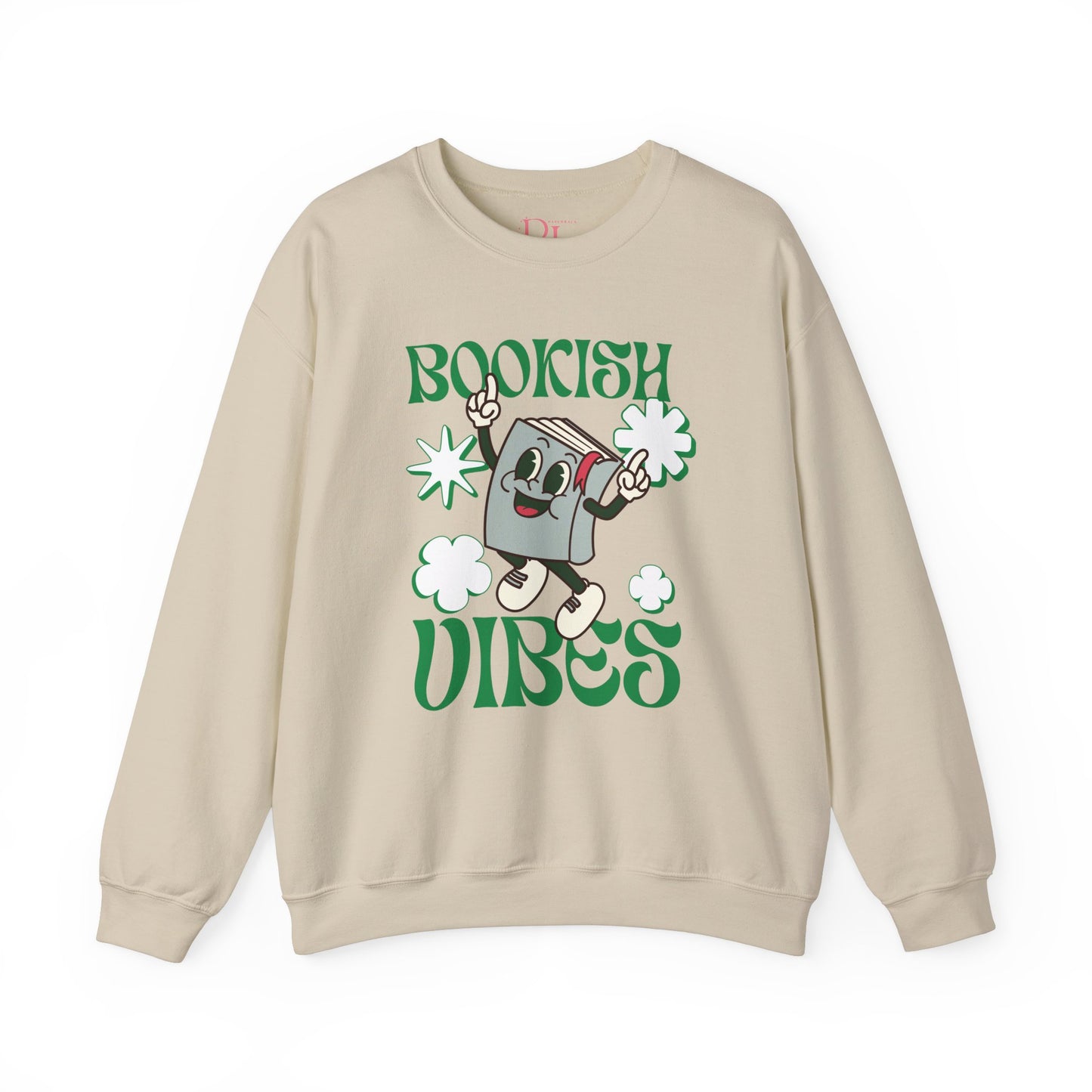 The Retro Collection - "Bookish Vibes" Crewneck Sweatshirt