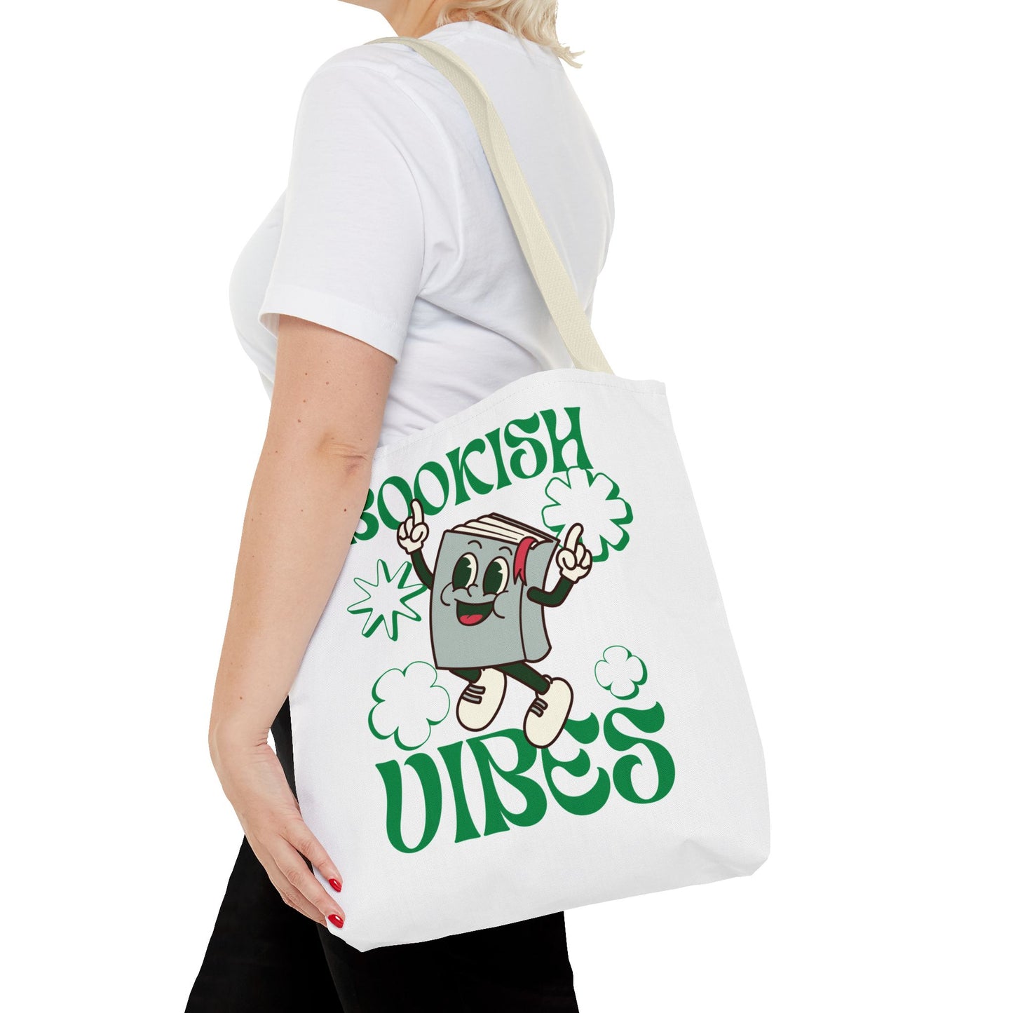 The Retro Collection - "Bookish Vibes" Tote Bag