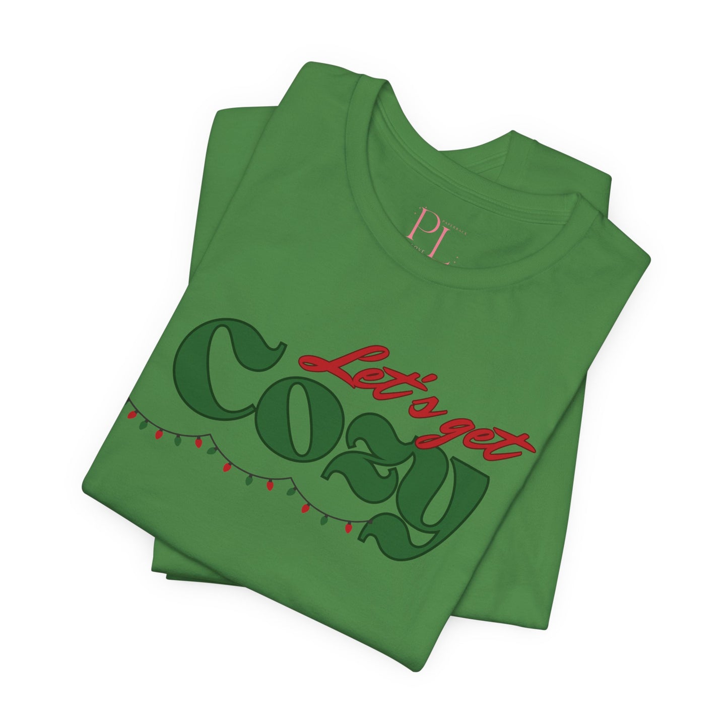 The Holiday Collection - "Let's Get Cozy" Bella & Canvas T-Shirt | Book Lover Tee | Cozy Fall Shirt | Literary Gift for Readers | Comfy Casual Shirt for Bookworms