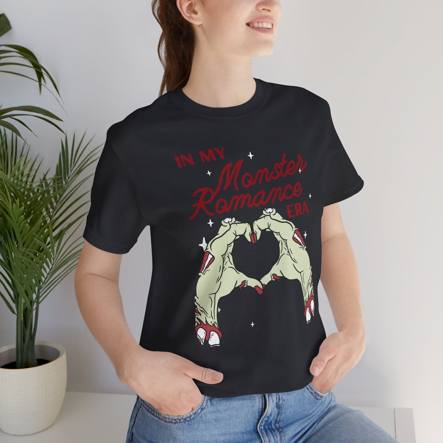 In My Monster Romance Era - Bella + Canvas T-Shirt, Bookish T-Shirt, Horror Romance, Romance Reader, Dark Romance, Spicy Romance Books