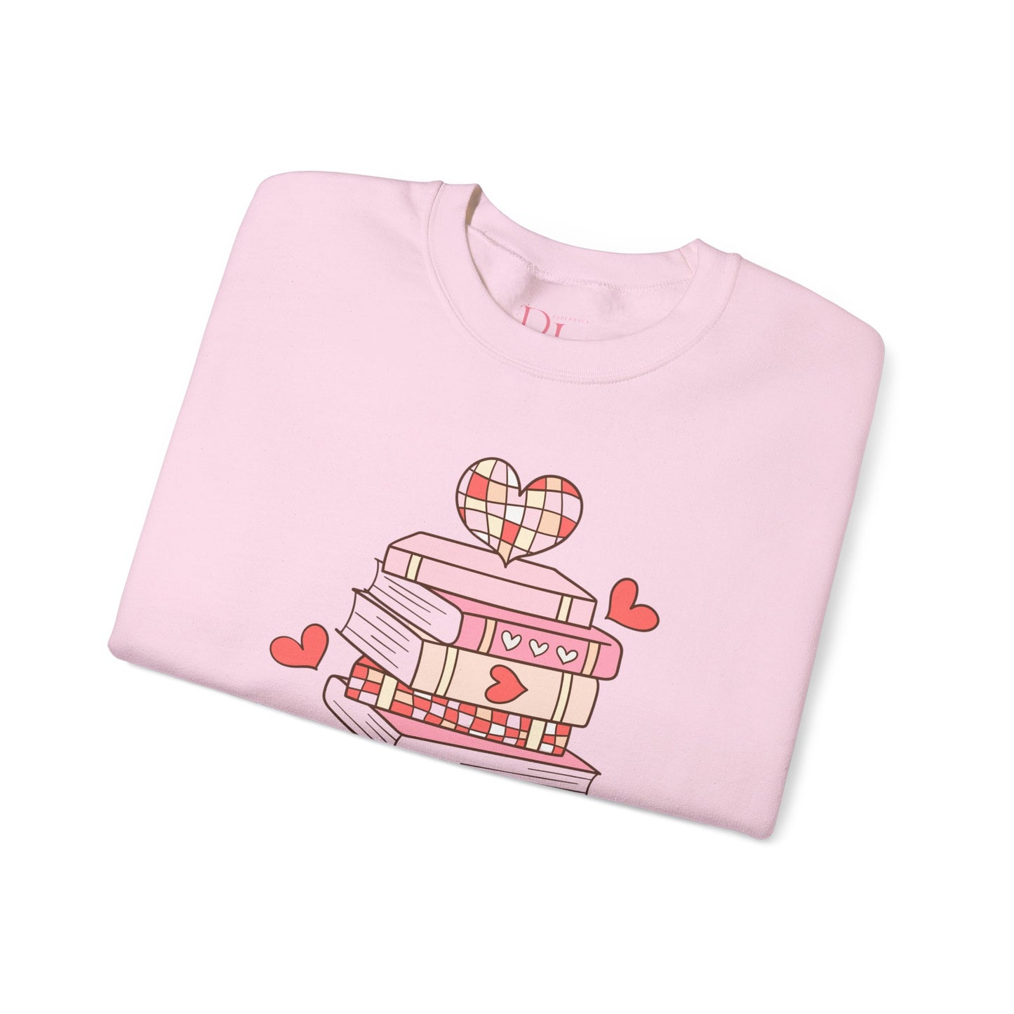 Bookish Valentine Collection - All Booked for Valentine’s Day Crewneck Sweatshirt