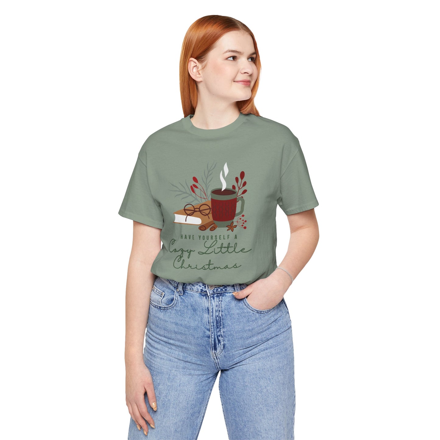 The Holiday Collection - "Have Yourself A Cozy Little Christmas" Bella & Canvas T-Shirt.