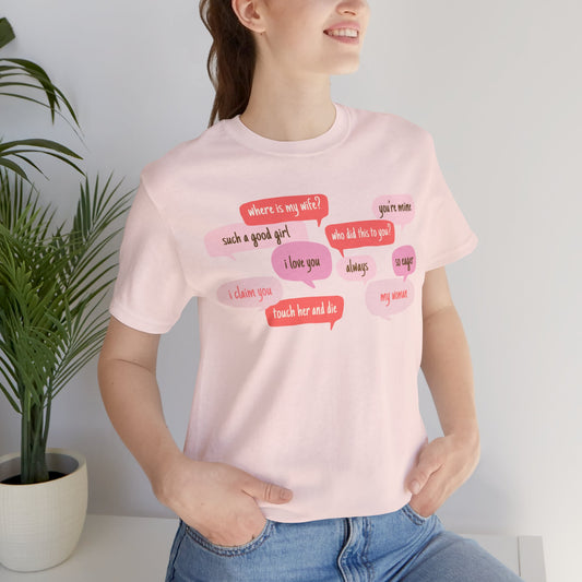 Bookish Valentine Collection - Book Boyfriends Do It Better Bella + Canvas T-Shirt