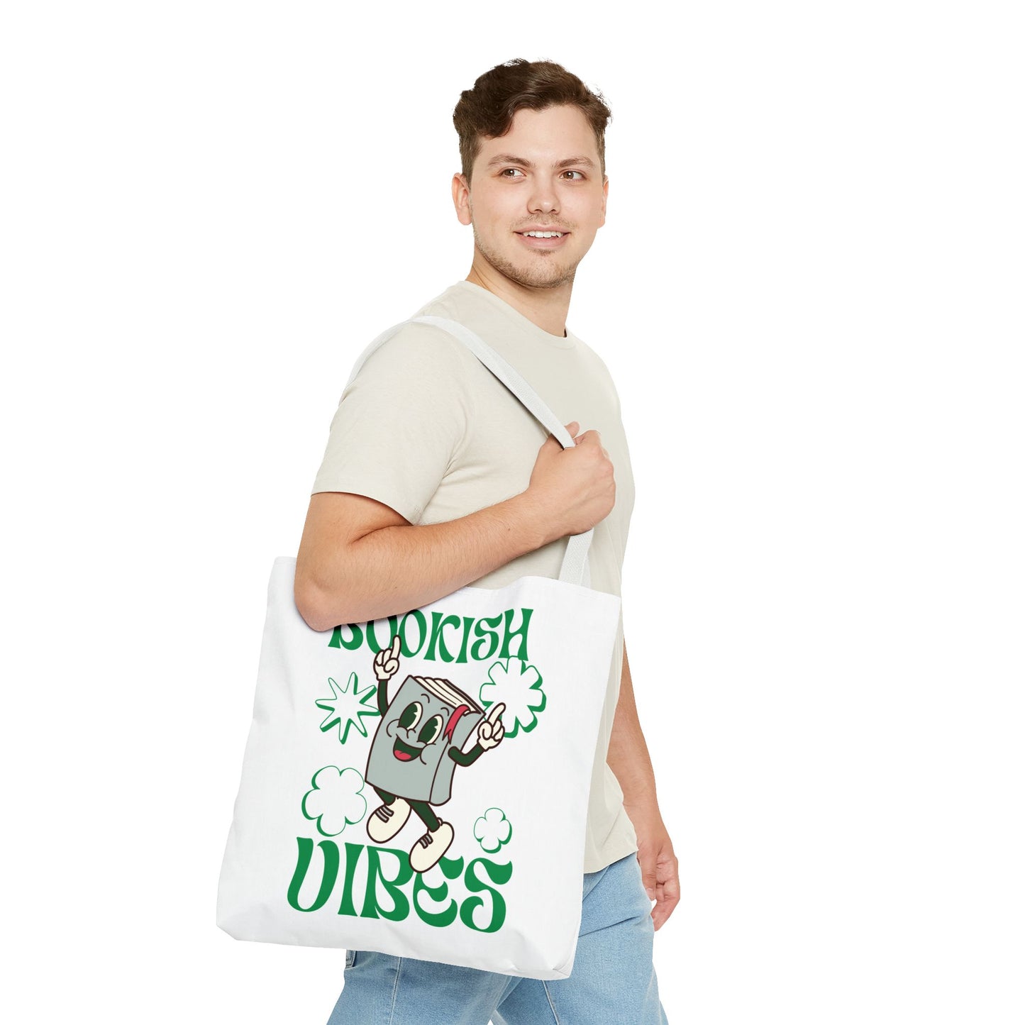 The Retro Collection - "Bookish Vibes" Tote Bag