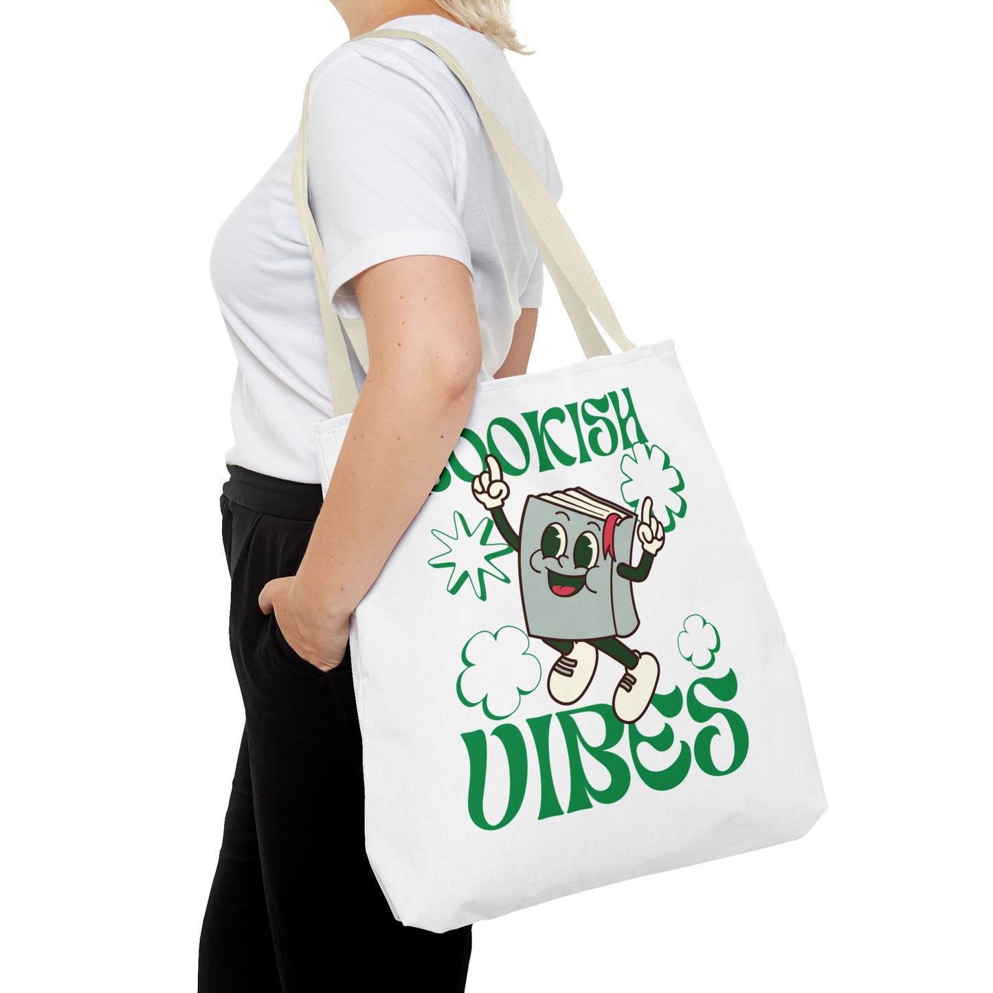 The Retro Collection - "Bookish Vibes" Tote Bag