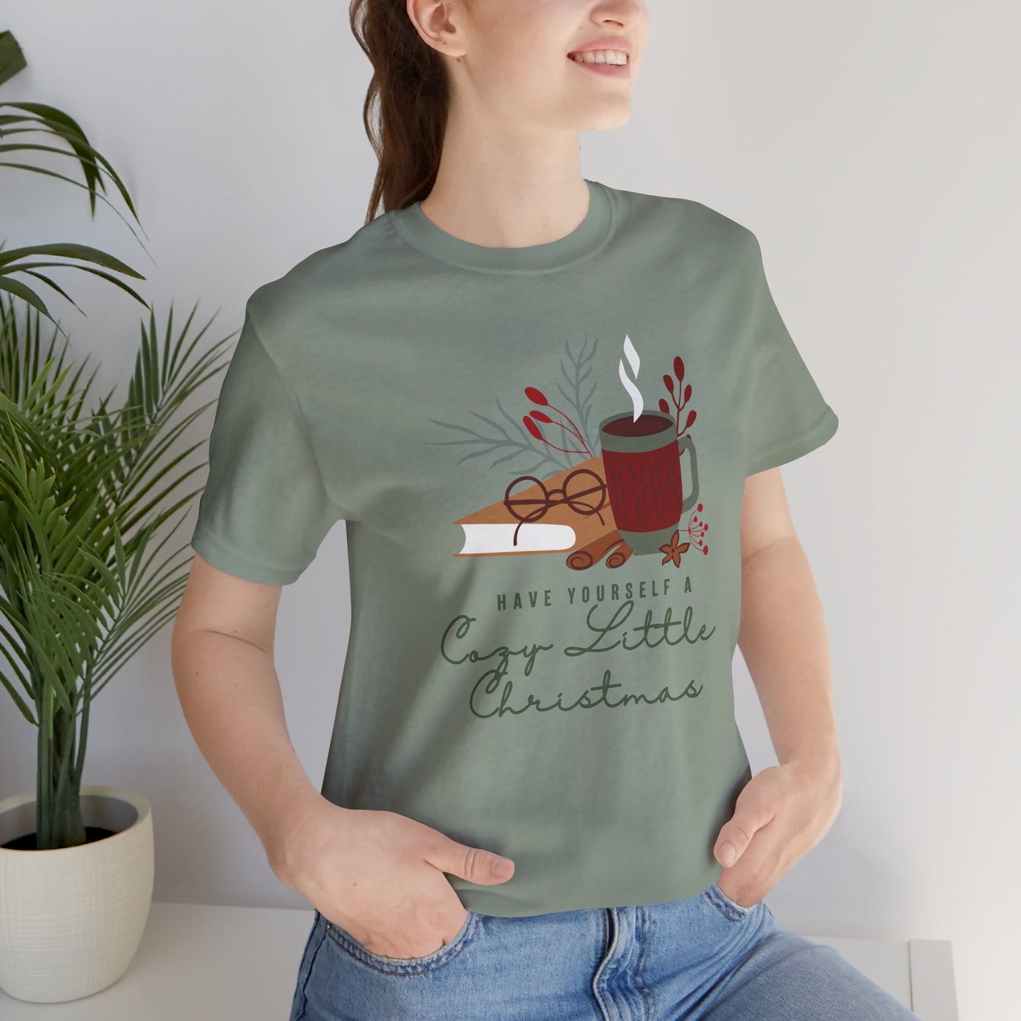 The Holiday Collection - "Have Yourself A Cozy Little Christmas" Bella & Canvas T-Shirt.