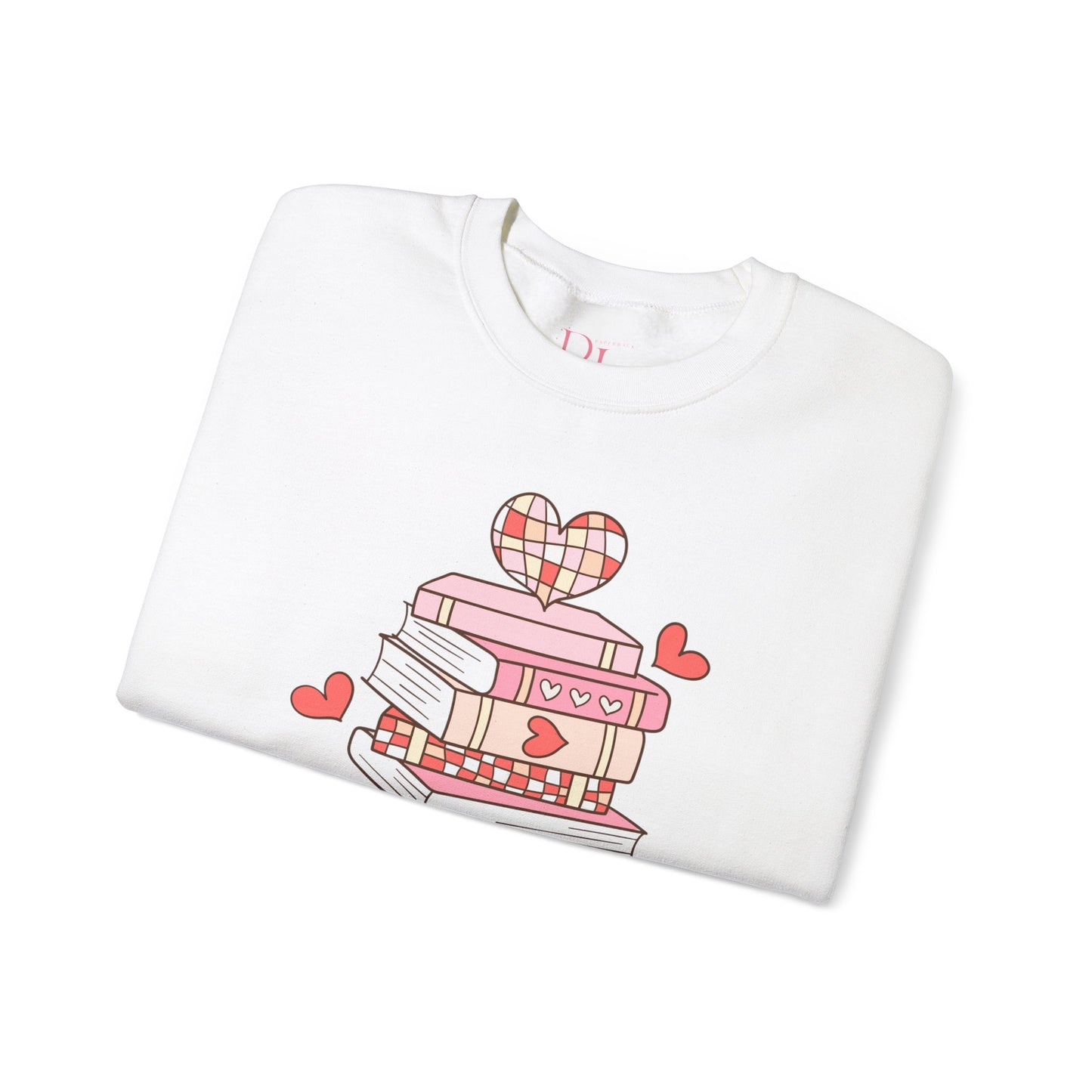 Bookish Valentine Collection - All Booked for Valentine’s Day Crewneck Sweatshirt