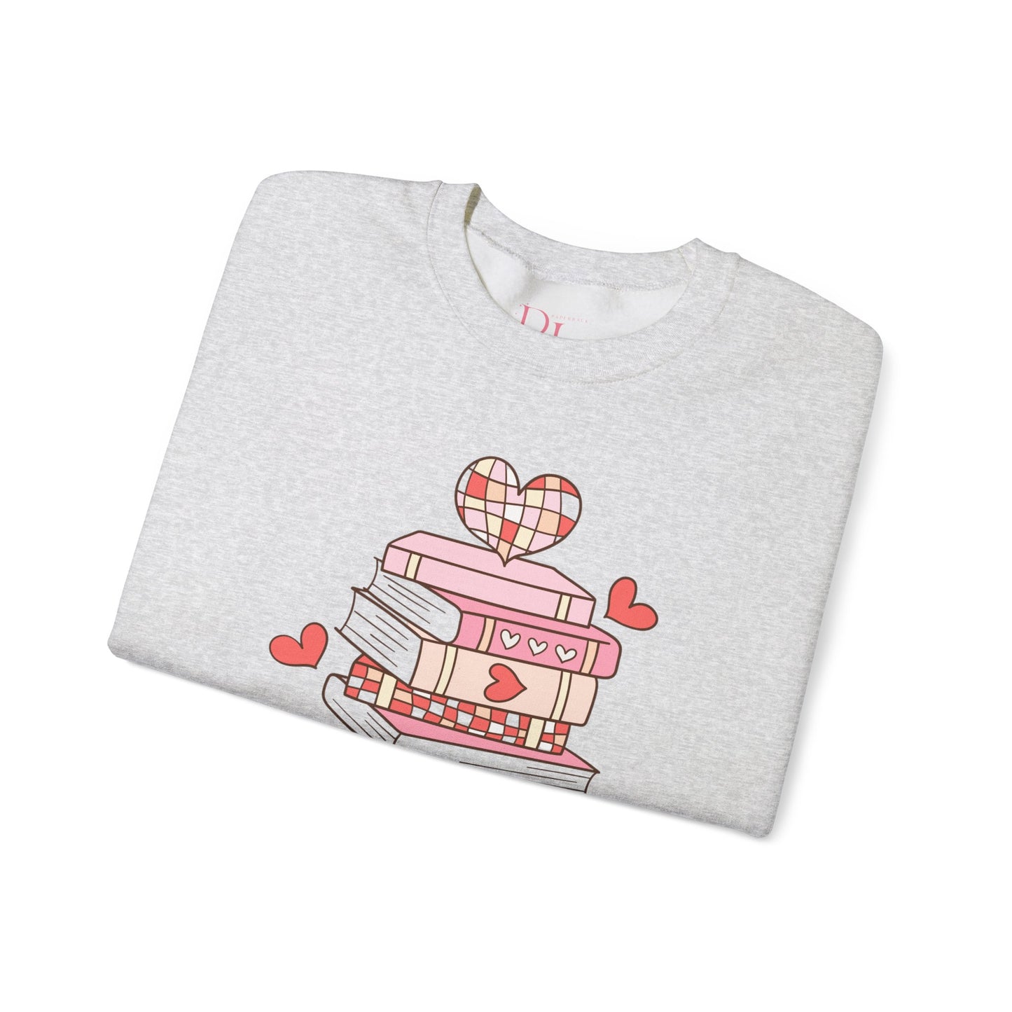 Bookish Valentine Collection - All Booked for Valentine’s Day Crewneck Sweatshirt