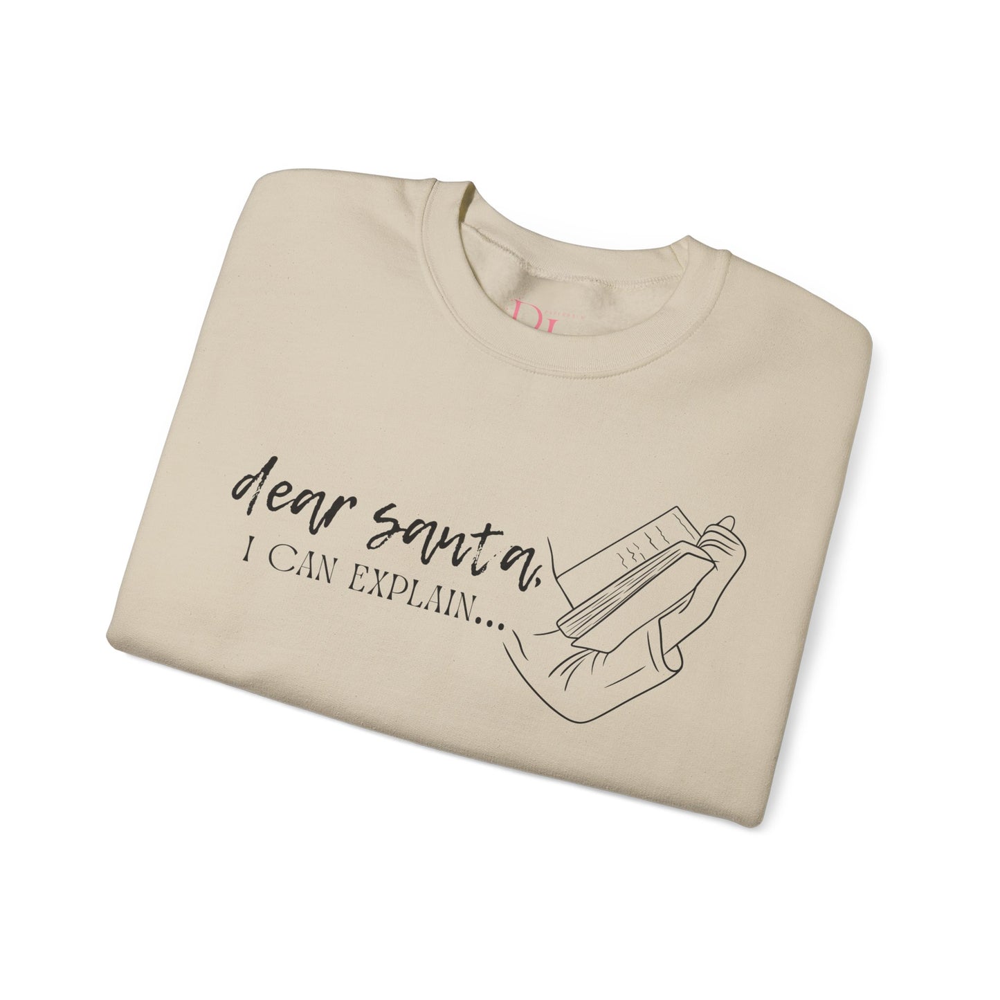 The Holiday Collection - "Dear Santa, I can explain..." Bookish Sweatshirt | Book Lover Gift | Cozy Christmas Sweatshirt | Literary Gift for Bookworms | Funny Holiday Sweatshirt